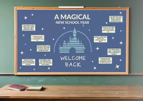 zapowiedź - Classroom Bulletin Board Decoration - “A Magical New School Year” - obwoluta