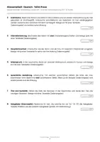 Vorschau - Arbeitsblätter - Klassenarbeit Deutsch: Borchert „Die traurigen Geranien" – Kurzgeschichte analysieren mit Lösungen | Klasse 9/10 RS BW - Seite 3