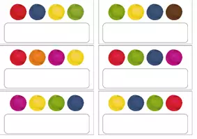 Vorschau - Spiele - Lernspiel Muster & Farben | Konzentration und Wahrnehmung | Fördermaterial - Seite 1