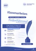 Vorschau - Arbeitsblätter - Klassenarbeit Deutsch: Kafka „Der Nachbar" – Kurzprosa analysieren mit Lösungen | Klasse 9/10 RS BW - Deckblatt
