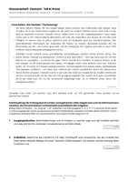 Vorschau - Arbeitsblätter - Klassenarbeit Deutsch: Kafka „Der Nachbar" – Kurzprosa analysieren mit Lösungen | Klasse 9/10 RS BW - Seite 2