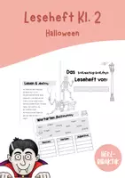Vorschau - Arbeitsblätter - Leseheft - Halloween (Klasse 2) - Deckblatt