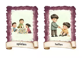 Vorschau - Bildkarten - Bild-Wort-Karten Schulsachen und in der Schule - Seite 2