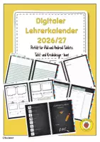Vorschau - Lehrpläne/Lehrermaterial - Materialpaket Digitale Lehrerkalender - Seite 1