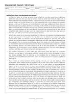 Vorschau - Arbeitsblätter - Materialpaket 1: 4 Klassenarbeiten Deutsch – Prosa & Kurzgeschichten analysieren (Borchert · Kafka · Kleist) mit Lösungen – Teil B | Klasse 9/10 RS BW - Seite 2