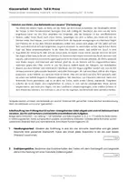 Vorschau - Arbeitsblätter - Materialpaket 1: 4 Klassenarbeiten Deutsch – Prosa & Kurzgeschichten analysieren (Borchert · Kafka · Kleist) mit Lösungen – Teil B | Klasse 9/10 RS BW - Seite 3