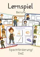 Vorschau - Spiele - Lernspiel Berufe | Sprachförderung & DaZ | Sortierspiel - Deckblatt