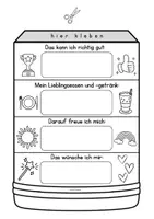Vorschau - Arbeitsblätter - „Das bin ich“ – Bleistift-Steckbriefe zum Schulstart ✏️ I Schuljahresbeginn I Grundschule 1 2 3 4 5 - Seite 2