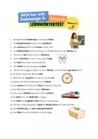 Vorschau - Arbeitsblätter - Lernsätze - Wörter mit Dehnungs-h - Seite 1
