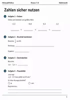 Vorschau - Arbeitsblätter - Mathematik Gesamtcheck Basisscreening Klasse 7–8 - Seite 2
