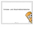 Vorschau - Stationenlernen - Lesekartei/ Tandemlesen - Abschreibkartei - Seite 1