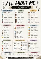 Vorschau - Arbeitsblätter - All About Me – Vocabulary | Modern Edition (Vokabelliste) - Deckblatt