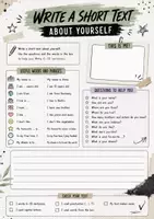 Vorschau - Arbeitsblätter - Write a Text About Yourself | Englisch Schreibübung – Modern Edition - Deckblatt