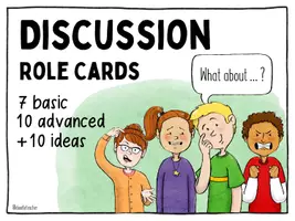 Vorschau - Fördermaterial/Inklusion - Discussion / Group Role Cards - Seite 1