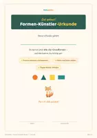 Vorschau - Unterrichtsreihen - Formen & Muster Klasse 1 Geometrie: mit Grundformen basteln - Seite 2