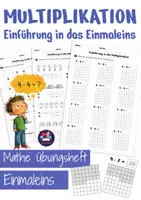 Vorschau - Arbeitsblätter - Einführung in die Multiplikation - Kleines Einmaleins Mathe Klasse 2 & 3 - Deckblatt