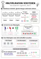 Vorschau - Arbeitsblätter - Einführung in die Multiplikation - Kleines Einmaleins Mathe Klasse 2 & 3 - Seite 1