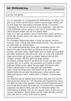 Vorschau - Arbeitsblätter - Leseverstehen Weltkindertag/Kinderrechte - Seite 1
