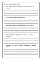 Vorschau - Arbeitsblätter - Leseverstehen Weltkindertag/Kinderrechte - Seite 2