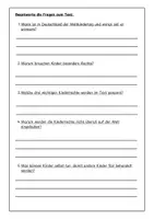Vorschau - Arbeitsblätter - Leseverstehen Weltkindertag/Kinderrechte - Seite 3