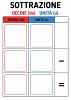 anteprima - Esercizi - Griglia grande somma e sottrazione, plastificabile - Pagina 2