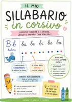 anteprima - Materiale di supporto/inclusione - Sillabario consonante-vocale in corsivo da banco - Pagina di copertina