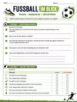 Vorschau - Arbeitsblätter - Ballsport KOMPLETT | 8 Arbeitsblätter zu Fußball, Basketball, Volleyball & Handball - Seite 1