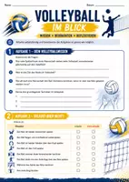 Vorschau - Arbeitsblätter - Volleyball im Sportunterricht | Theorie, Beobachtung & Sportwissen - Seite 1