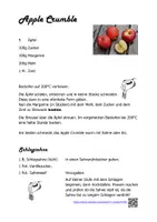 Vorschau - Videos - Apple Crumble Rezept für die Schulküche - Deckblatt