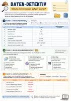 Vorschau - Arbeitsblätter - Lernspiele Informatik – 5 abwechslungsreiche Arbeitsblätter für Klasse 9–10 - Seite 1