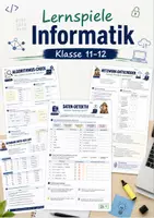 Vorschau - Arbeitsblätter - Lernspiele Informatik Klasse 11–12 | 5 abwechslungsreiche Arbeitsblätter für die Oberstufe - Deckblatt