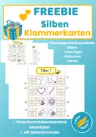 Vorschau - Arbeitsblätter - Materialpaket Silben Klasse 1 Spiele Übungsheft - Seite 1