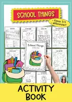Προεπισκόπηση - Φύλλα εργασίας - School Things – Τετράδιο Δραστηριοτήτων Αγγλικών | Διαφοροποιημένο (Γ' & Δ' Δημοτικού) - Εξώφυλλο