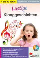 Vorschau - Arbeitsblätter - Lustige Klanggeschichten | Musik Klasse 1-4 Vorschule Grundschule | Tipps, Ideen, Vorlagen | Klanggeschichten, Rhythmus, Musikprojekt, Gruppenmusik, Sozialverhalten, Kindergarten - Deckblatt