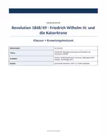 Vorschau - Klassenarbeiten - Revolution 1848/49 – 3 Klausuren+EWH - Seite 2