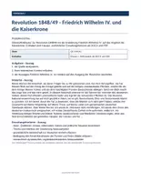 Vorschau - Klassenarbeiten - Revolution 1848/49 – 3 Klausuren+EWH - Seite 1
