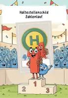 Vorschau - Poster - Haltestellenschild - zahlenlauf - Deckblatt