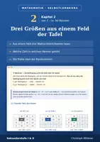 Vorschau - selbst erstellte Cliparts/Grafiken - Kapitel 2 Drei Größen aus einem Feld Selbstlernkurs - Deckblatt