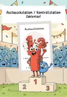 Vorschau - Poster - Austauschstation Kontrollstation - Zahlenlauf - Deckblatt