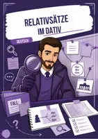 Vorschau - Arbeitsblätter - Relativsätze Dativ Lektion - Deutsch A2-B1 - DaZ DaF - Deckblatt