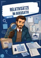 Vorschau - Unterrichtsreihen - Relativsätze Akkusativ Lektion - Deutsch A2-B1 / DaZ DaF - Deckblatt