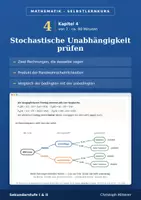 Vorschau - selbst erstellte Cliparts/Grafiken - Kapitel 4 Stochastische Unabhängigkeit prüfen Selbstlernkurs - Deckblatt