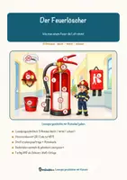 Vorschau - Arbeitsblätter - Der Feuerlöscher – Lesespurgeschichte mit Rätselaufgaben (Klasse 8) - Seite 1