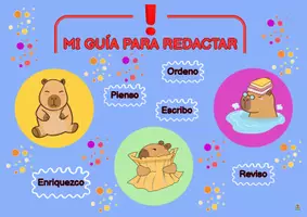 Vista previa - Hojas de trabajo - Mi guía para aprender a redactar. - Portada