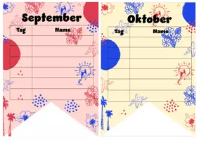 Vorschau - Anderer Materialtyp - Materialpaket Wimpelketten Geburtstagkalender... - Seite 3