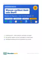 Vorschau - Arbeitsblätter - Migration Flucht Mystery Klasse 7 Klasse 8 - Deckblatt