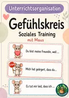 Vorschau - Anderer Materialtyp - Der Gefühlskreis mit der Maus - Gefühle ausdrücken - Deckblatt