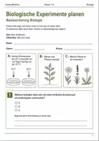 Vorschau - Arbeitsblätter - Biologie Basisscreenings Klasse 7–8 Bundle - Seite 1
