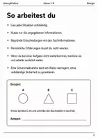 Vorschau - Arbeitsblätter - Basisscreening Biologie Klasse 7–8 Prävention - Seite 1