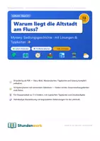 Vorschau - Arbeitsblätter - Siedlung am Fluss Mystery Klasse 5 6 - Deckblatt
